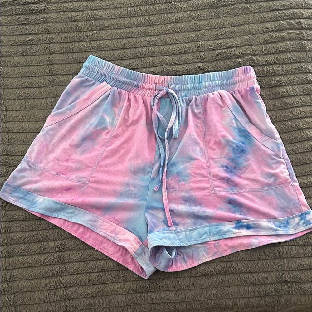 Women's Tie-Dye Athletic Shorts